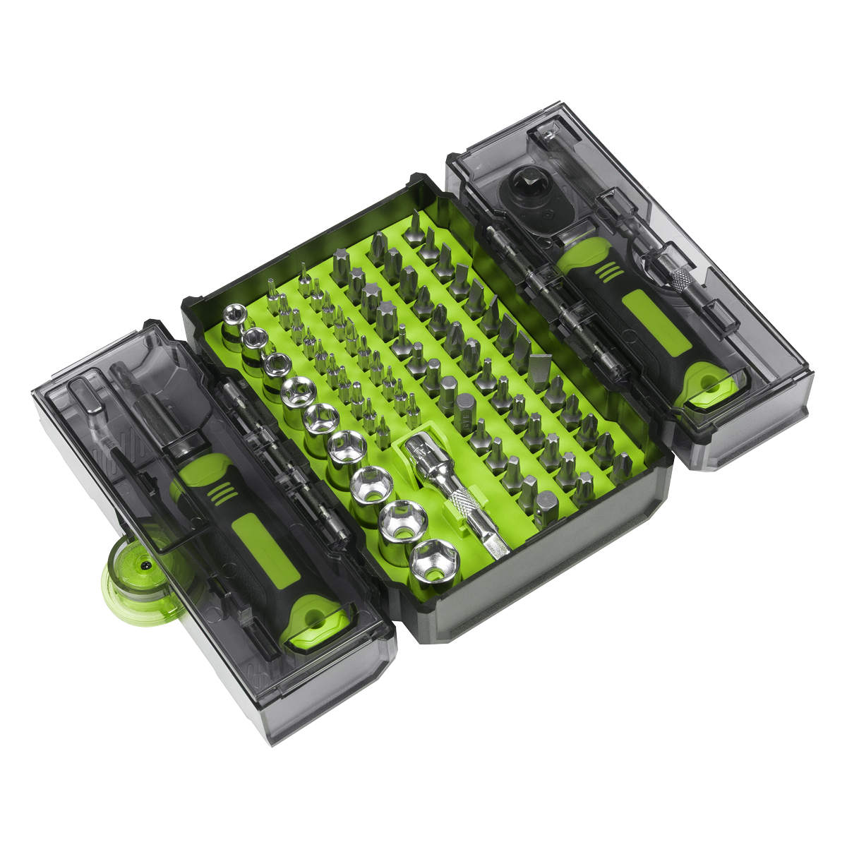 Sealey Siegen Socket & Bit Set 1/4"Sq Drive 78pc S01336