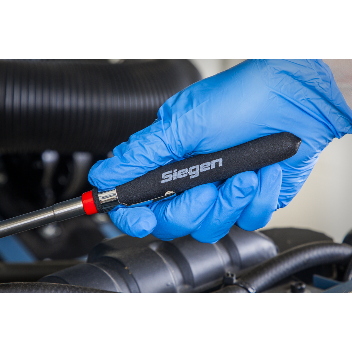 Sealey Siegen Heavy-Duty Magnetic Pick-Up Tool 3.6kg Capacity S0823 - BostonPlates Autocare Centre