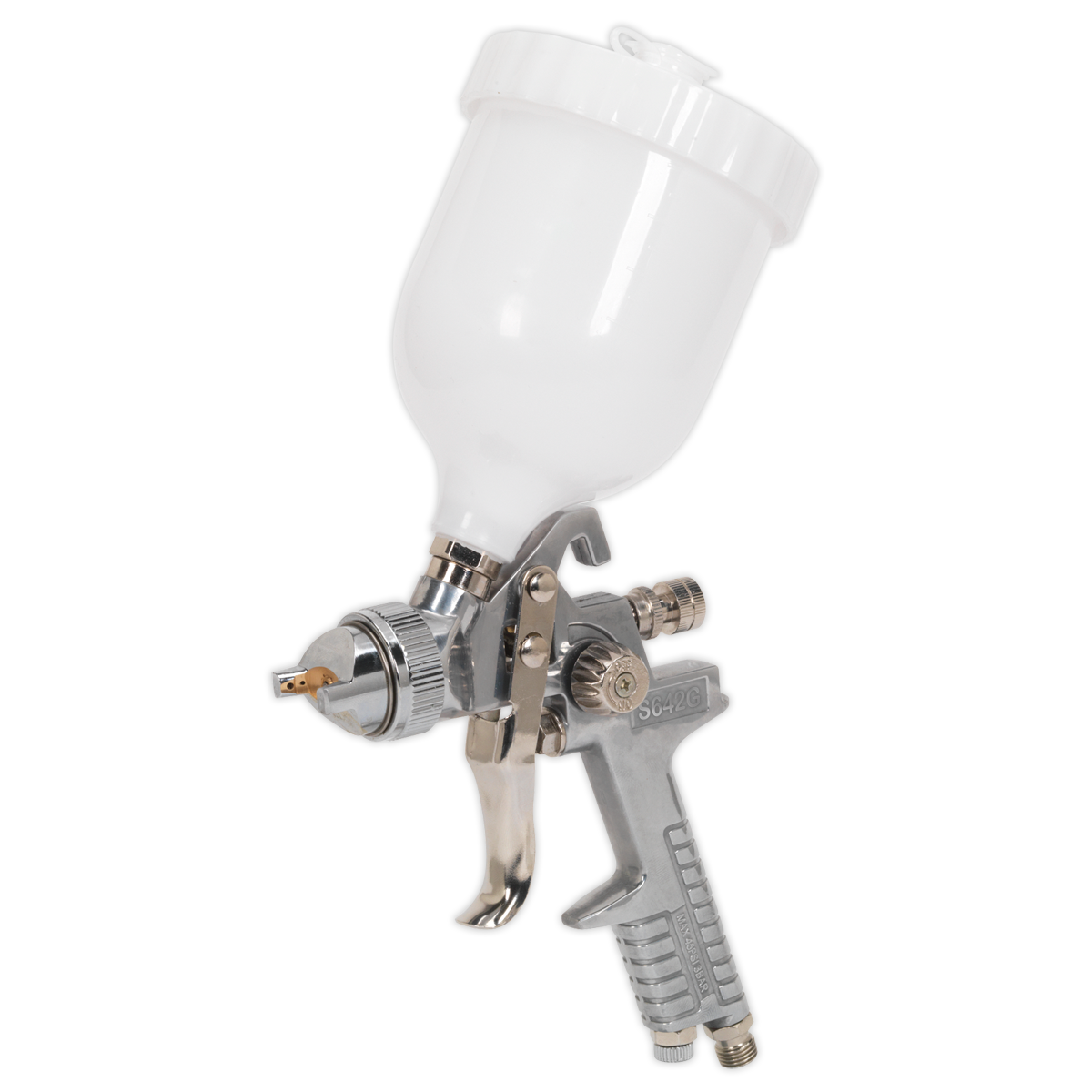 Sealey Siegen General-Purpose Gravity Feed Spray Gun 1.8mm Set-Up S642G