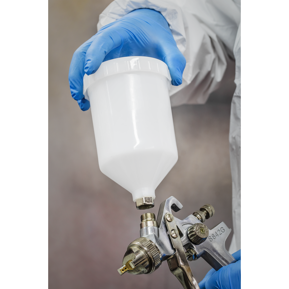 Sealey Siegen General-Purpose Gravity Feed Spray Gun 1.8mm Set-Up S642G