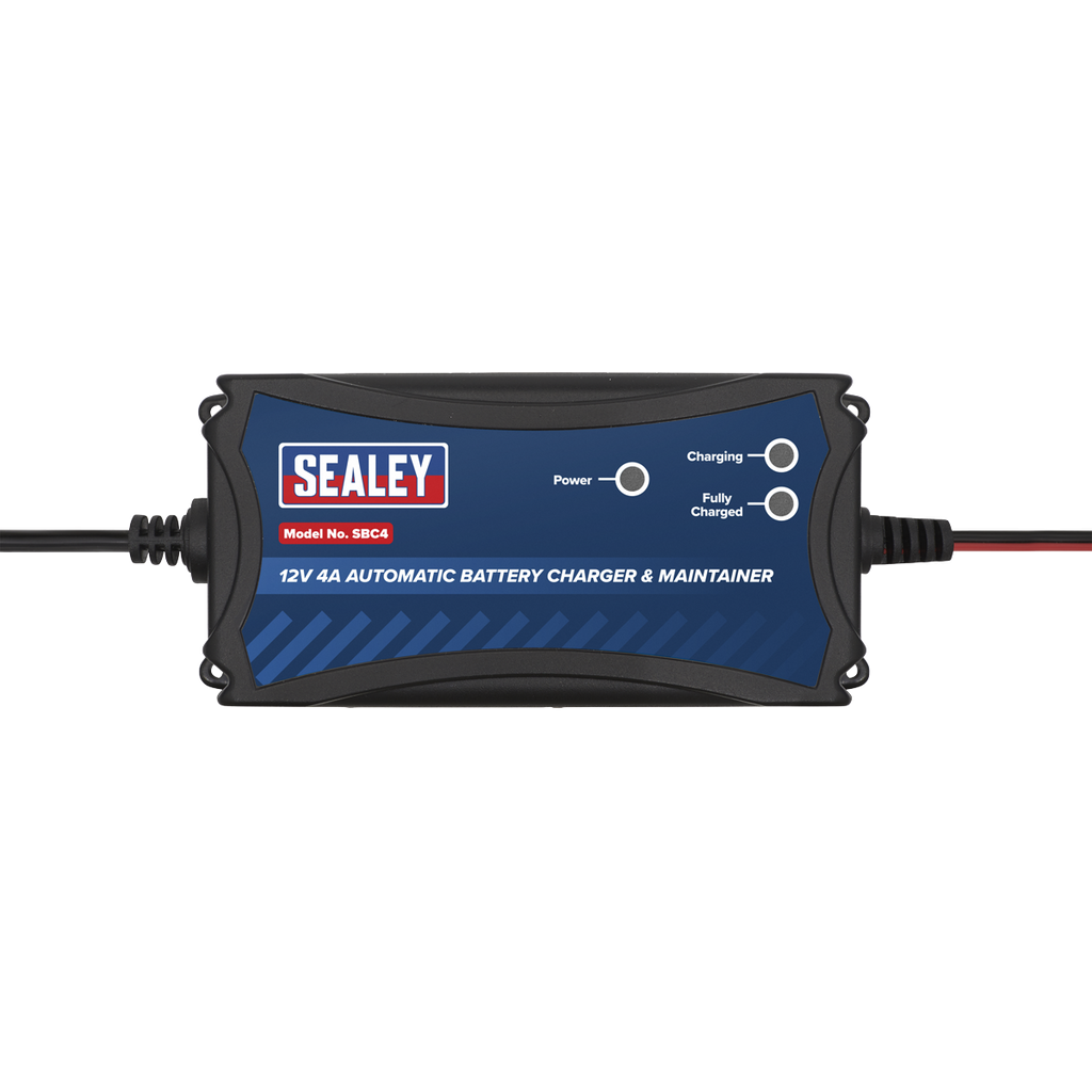 Sealey 12V Fully Automatic Battery Maintainer/Charger 4A SBC4