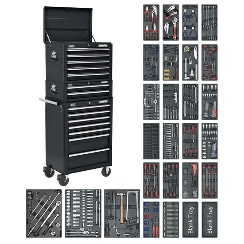 COMING SOON WIN A Superline PRO® Tool Chest Combination 14 Drawer with 1179pc Tool Kit - Black SPTCOMBO02 worth over £2260