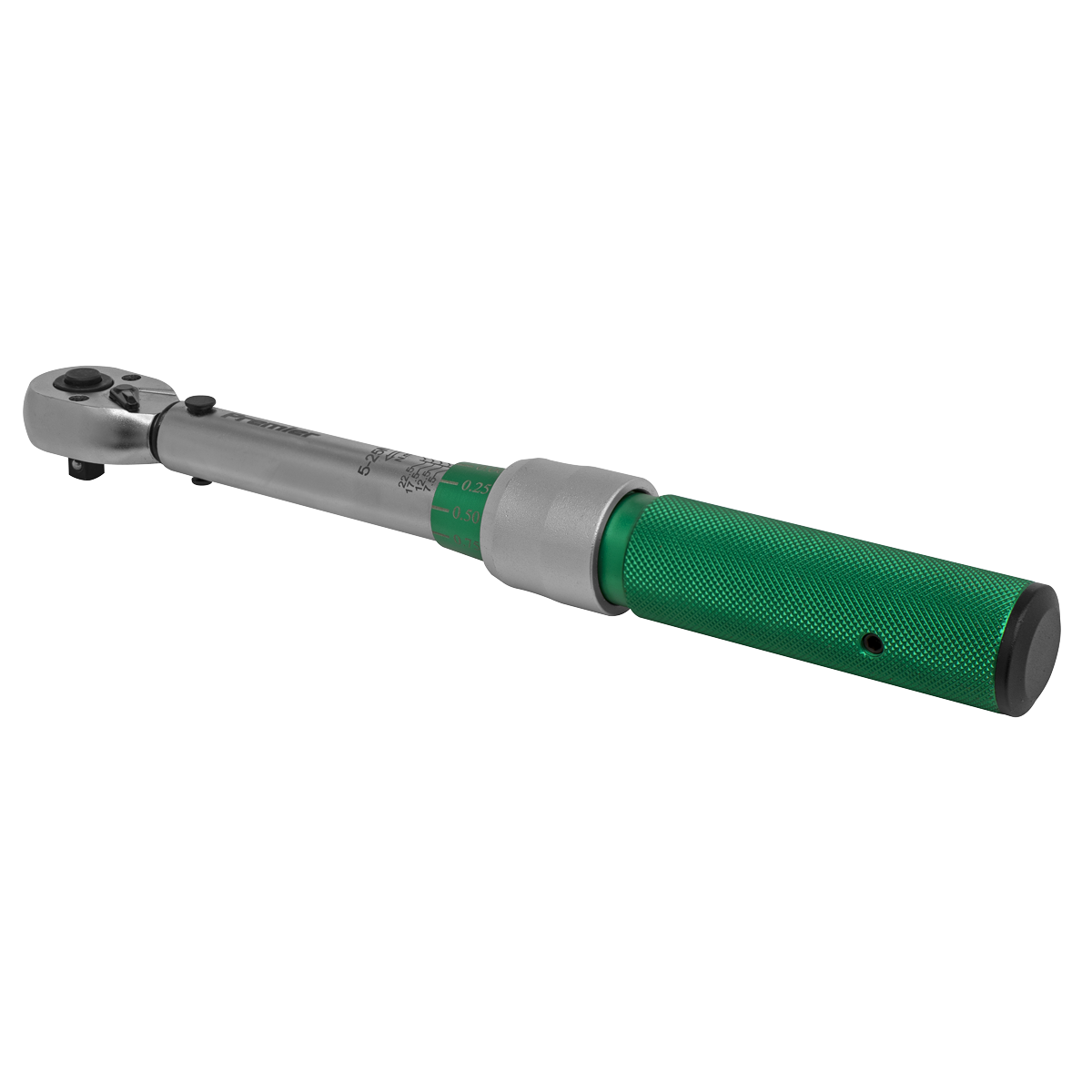 Sealey Premier Calibrated Micrometer Torque Wrench 1/4"Sq Drive 5-25Nm STW901