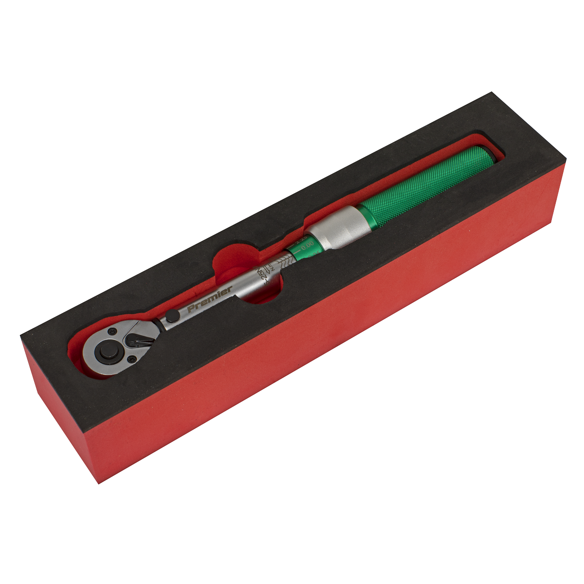Sealey Premier Calibrated Micrometer Torque Wrench 1/4"Sq Drive 5-25Nm STW901