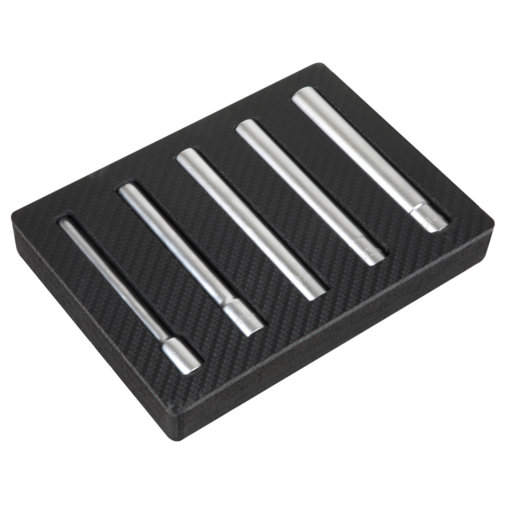 Sealey Extra-Deep Socket Set 3/8"Sq Drive 5pc SX814