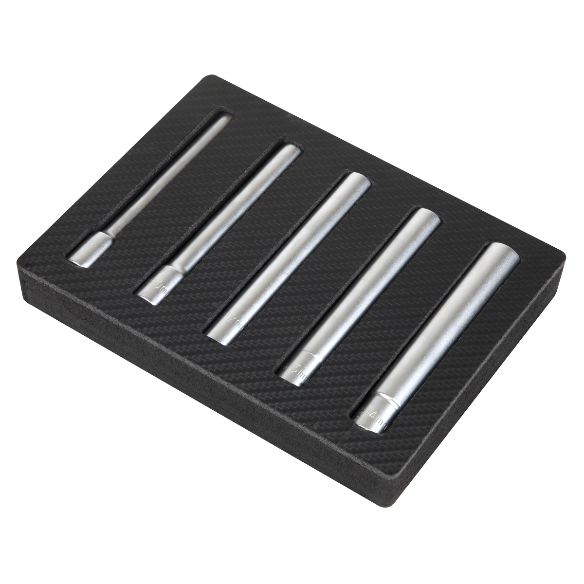 Sealey Extra-Deep Socket Set 3/8"Sq Drive 5pc SX814 - BostonPlates Autocare Centre