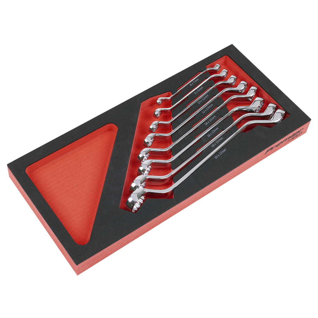 Sealey Premier Deep Offset Spanner Set with Tool Tray 8pc TBT51 (Copy)