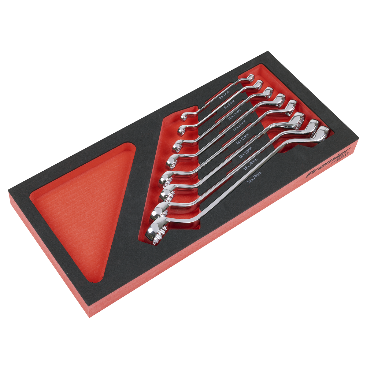 Sealey Premier Deep Offset Spanner Set with Tool Tray 8pc TBT51 (Copy)