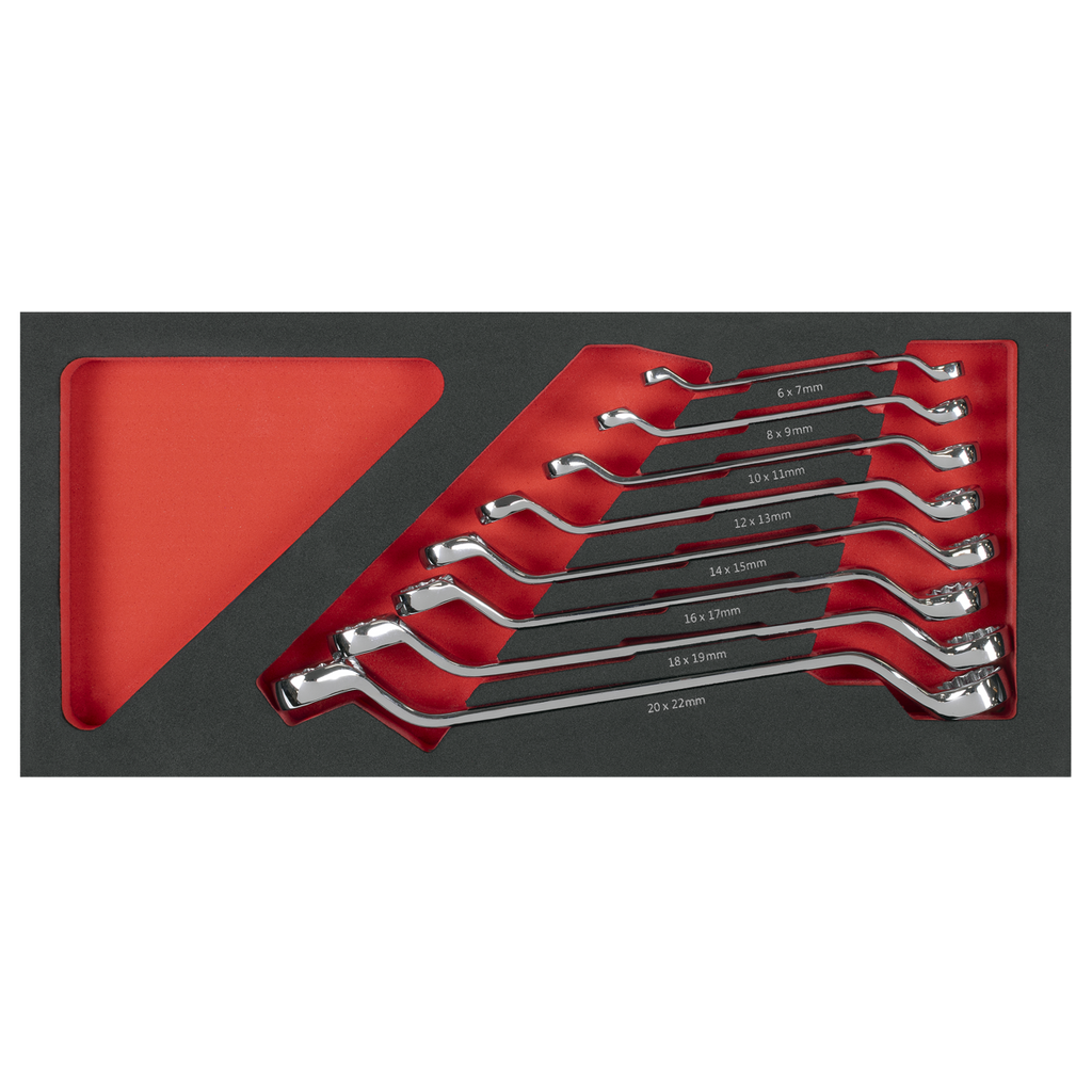 Sealey Premier Deep Offset Spanner Set with Tool Tray 8pc TBT51 (Copy)
