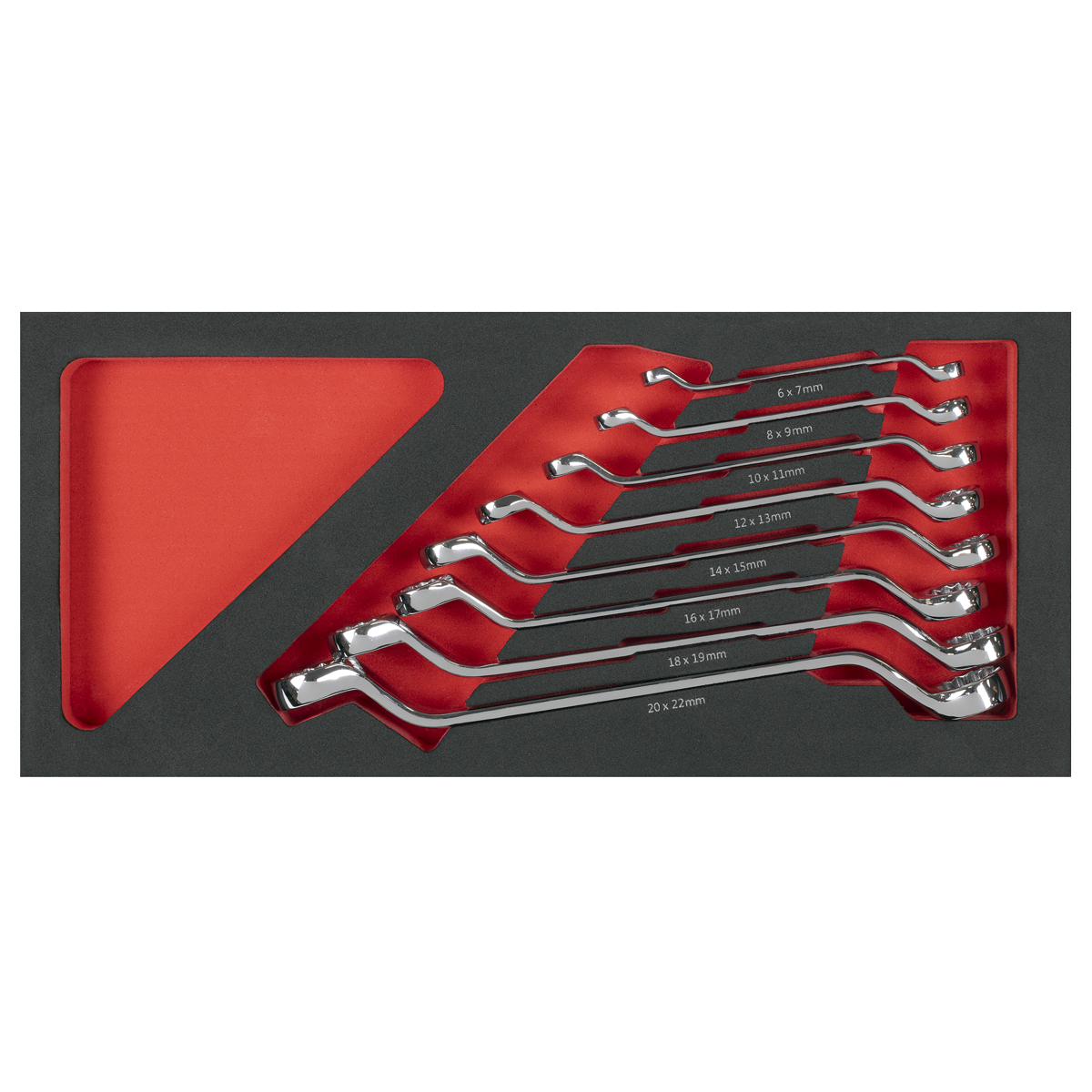 Sealey Premier Deep Offset Spanner Set with Tool Tray 8pc TBT51 (Copy)