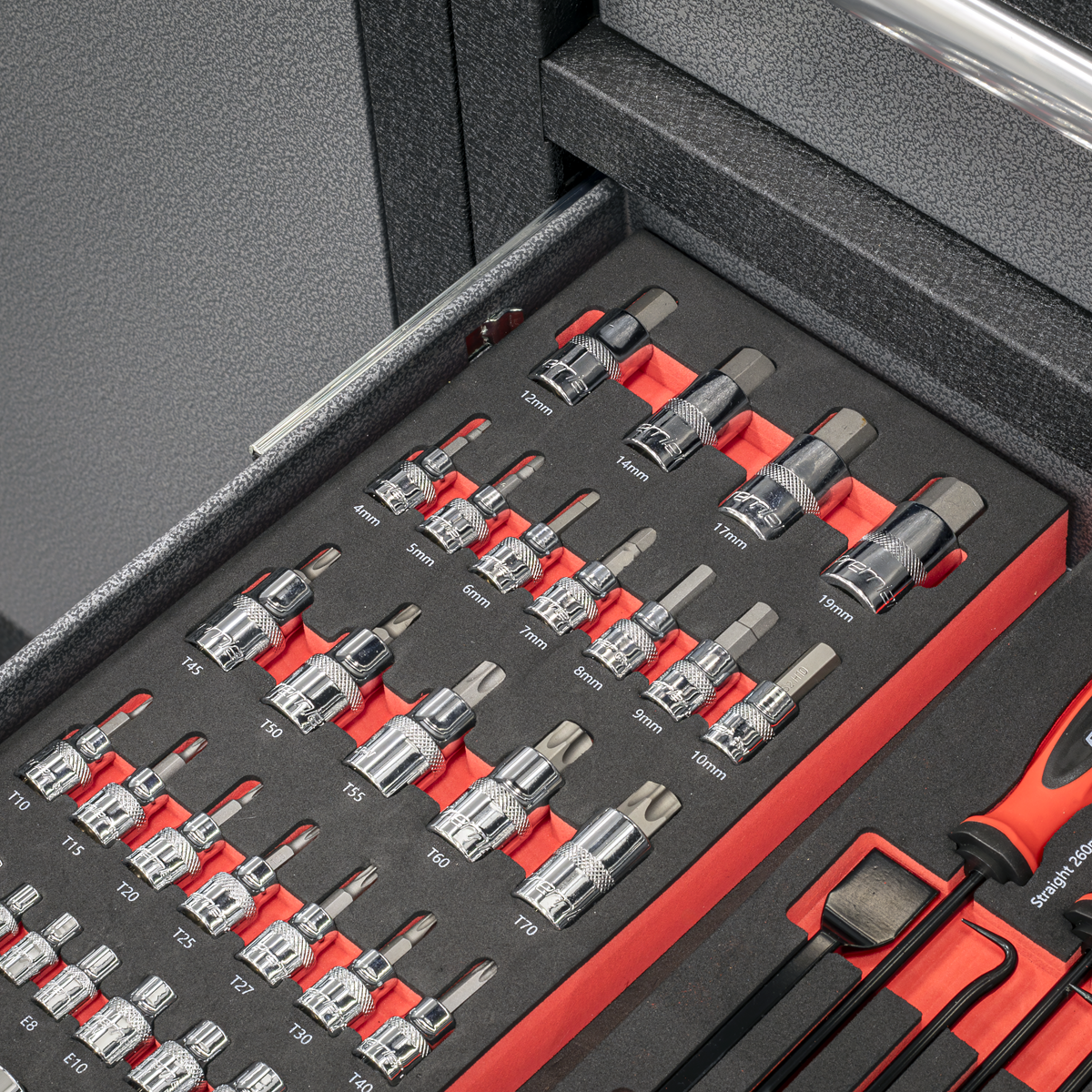 Sealey Premier Socket Bit Set with Tool Tray 37pc TBT61