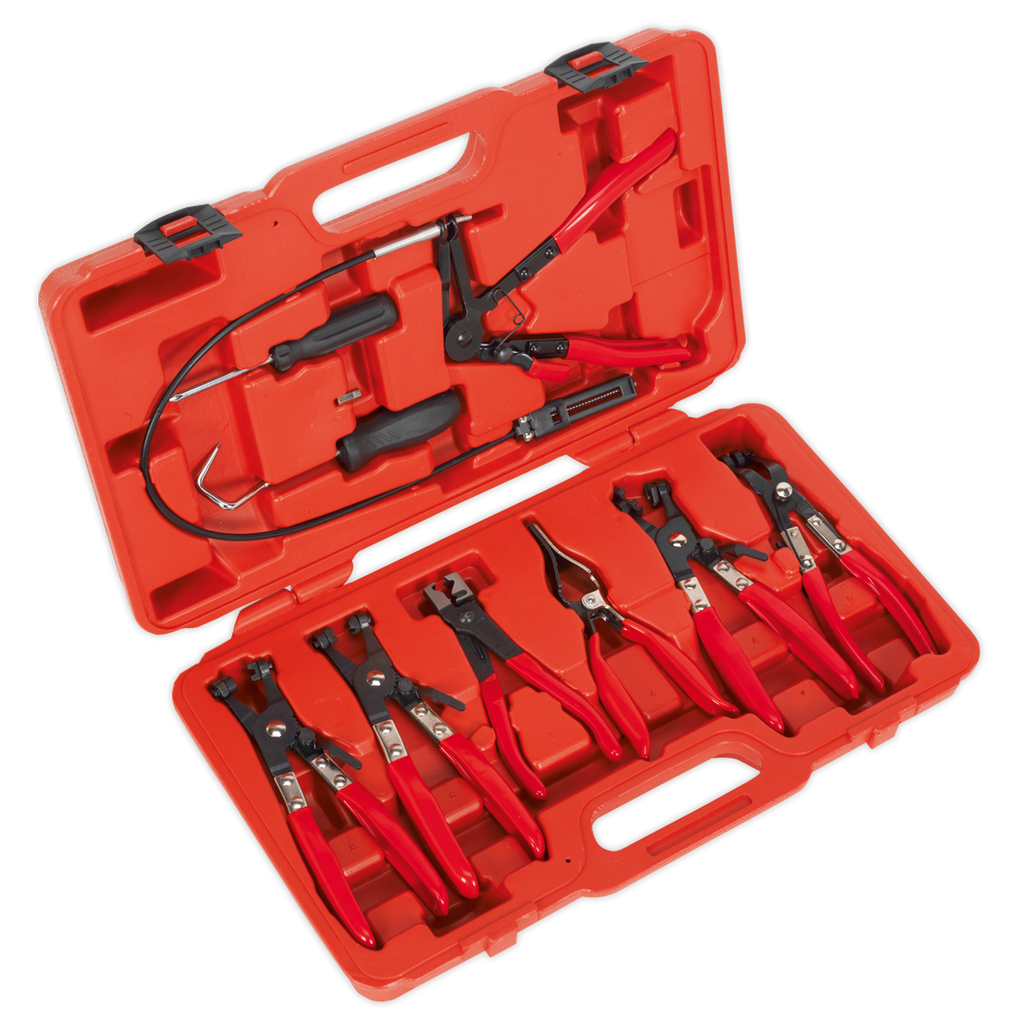 Sealey Hose Clip Removal Tool Set 9pc VS1662