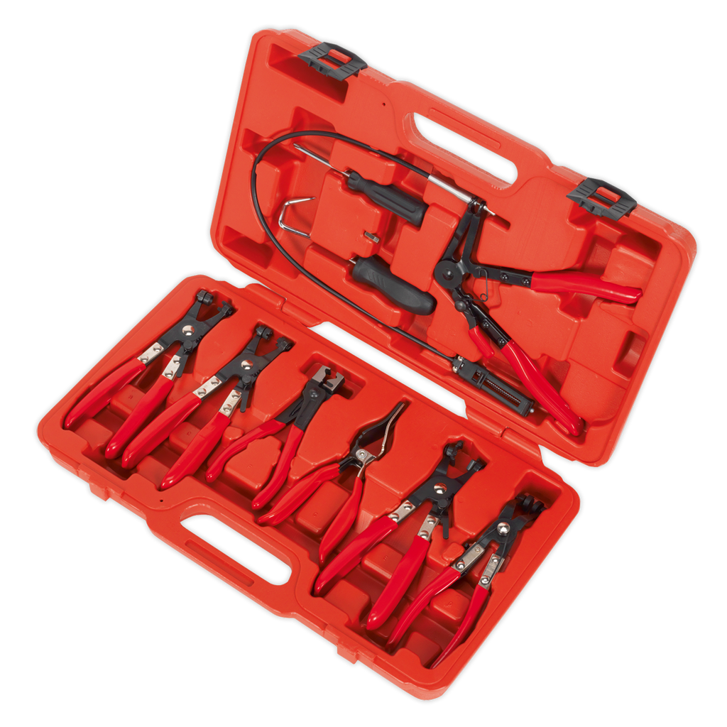 Sealey Hose Clip Removal Tool Set 9pc VS1662