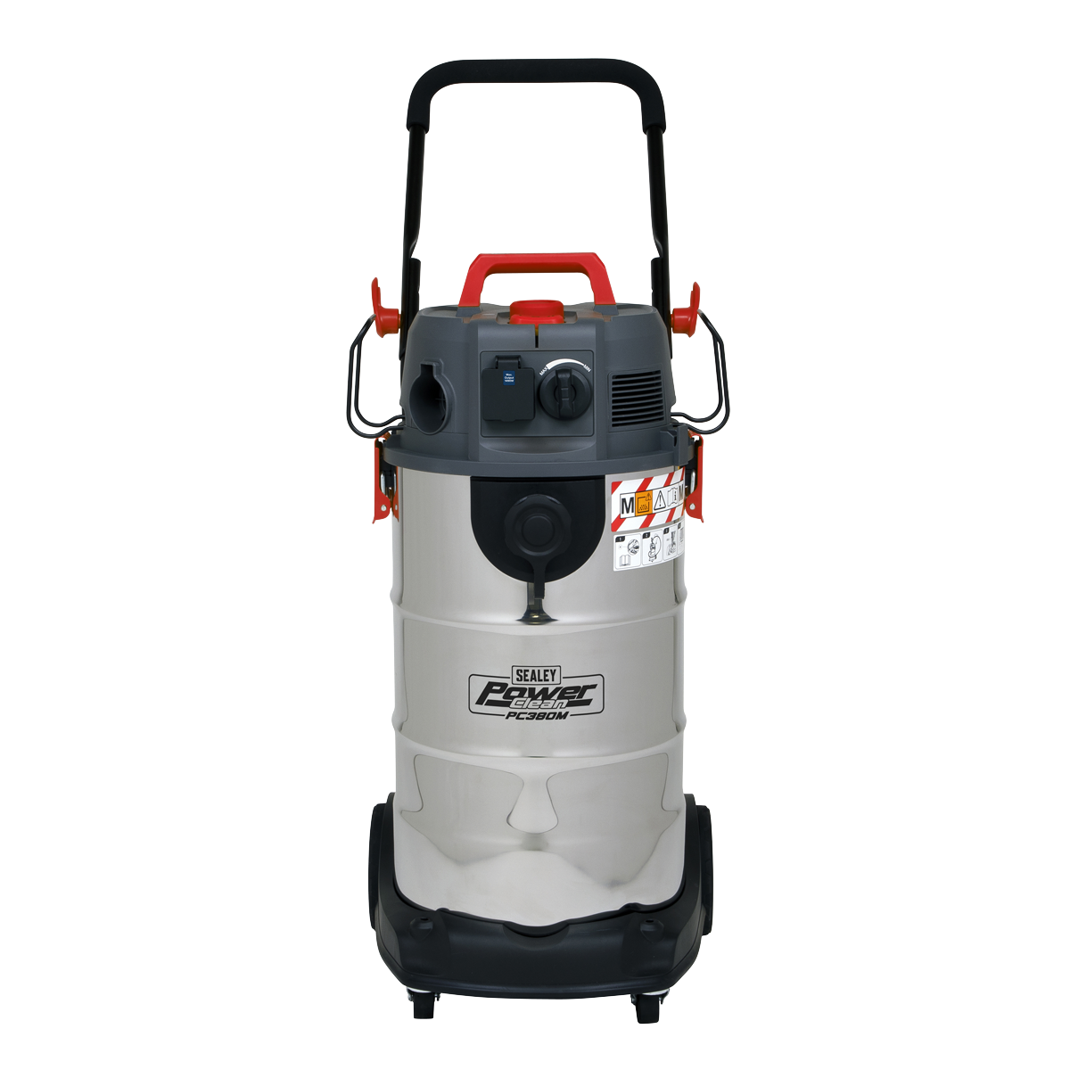 M Class Dust-Free Vacuum Cleaner Wet & Dry Stainless Steel 38L 1500W/230V P380M - BostonPlates Autocare Centre