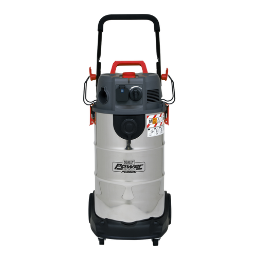 M Class Dust-Free Vacuum Cleaner Wet & Dry Stainless Steel 38L 1500W/230V P380M - BostonPlates Autocare Centre