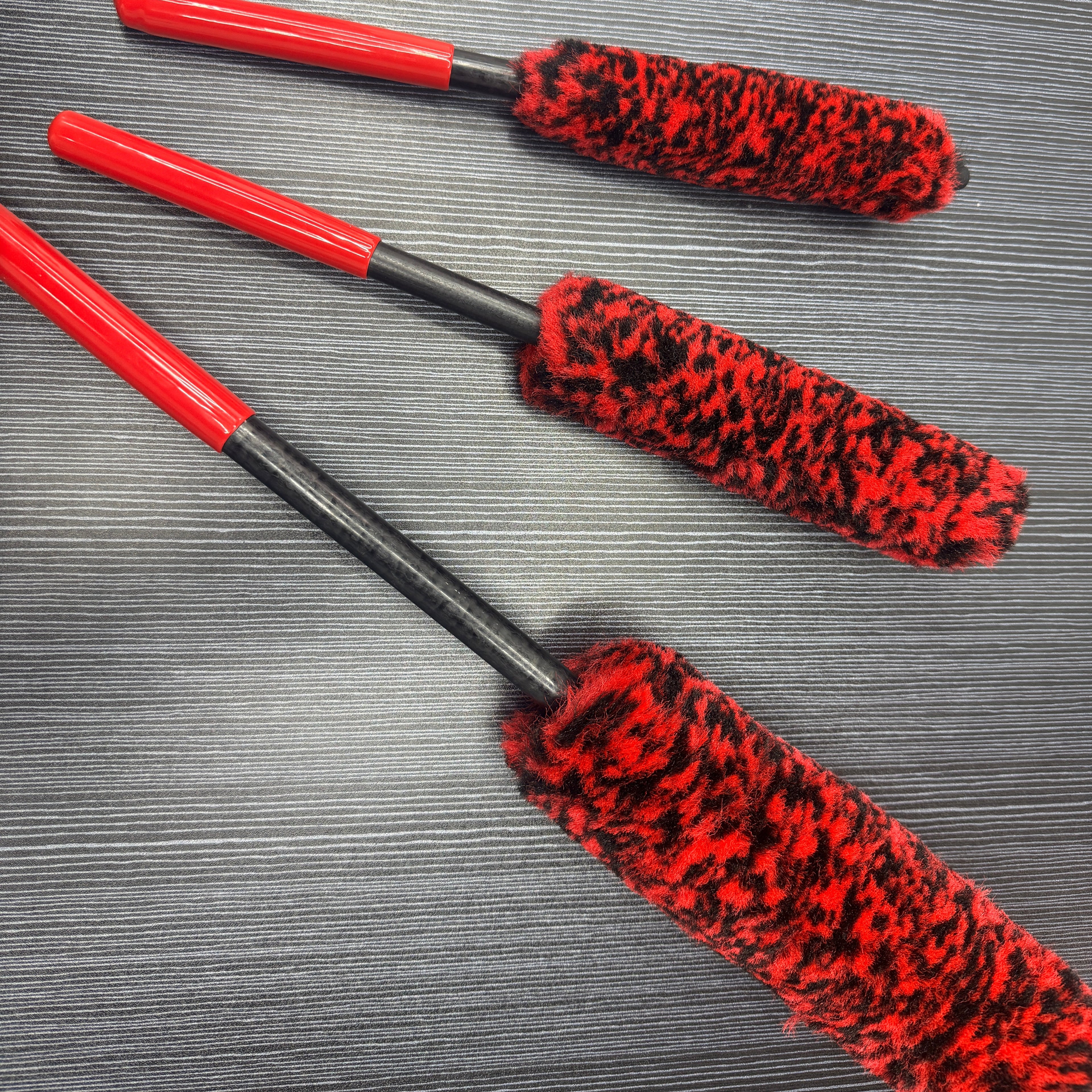 Alloy Wheel / Rim Brushes -3 Piece Detailing Set - BostonPlates Autocare Centre