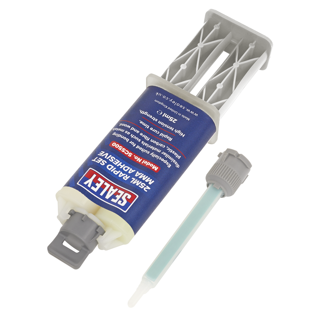 2 x Sealey Rapid Set MMA Adhesive 25ml SCS500 - BostonPlates Autocare Centre