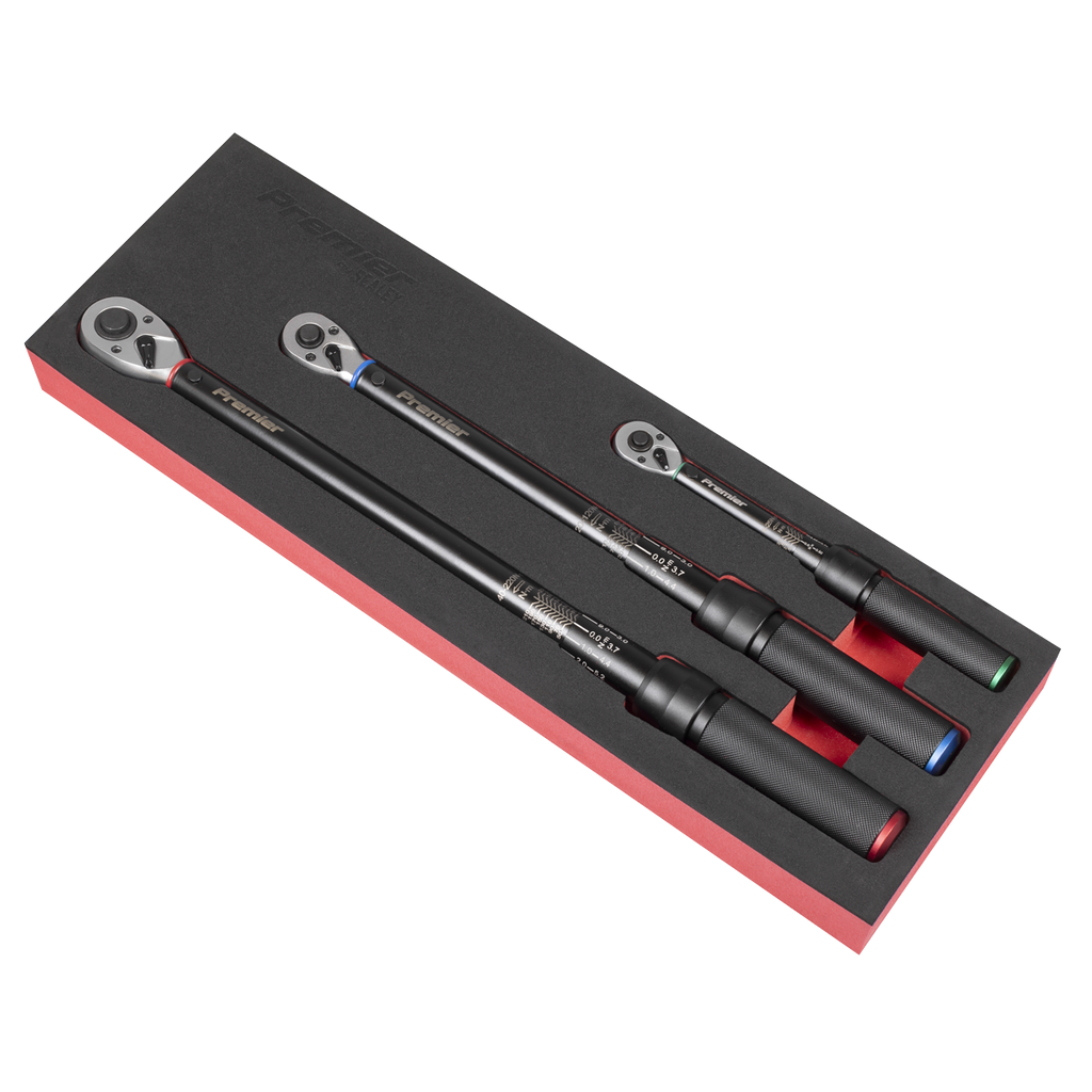 Sealey Premier Black Torque Wrench Micrometer 3pc Set – Premier Black STW900SETB - BostonPlates Autocare Centre