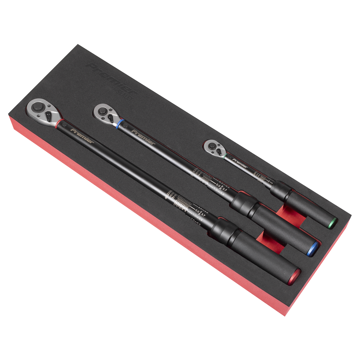 Sealey Premier Black Torque Wrench Micrometer 3pc Set – Premier Black STW900SETB - BostonPlates Autocare Centre