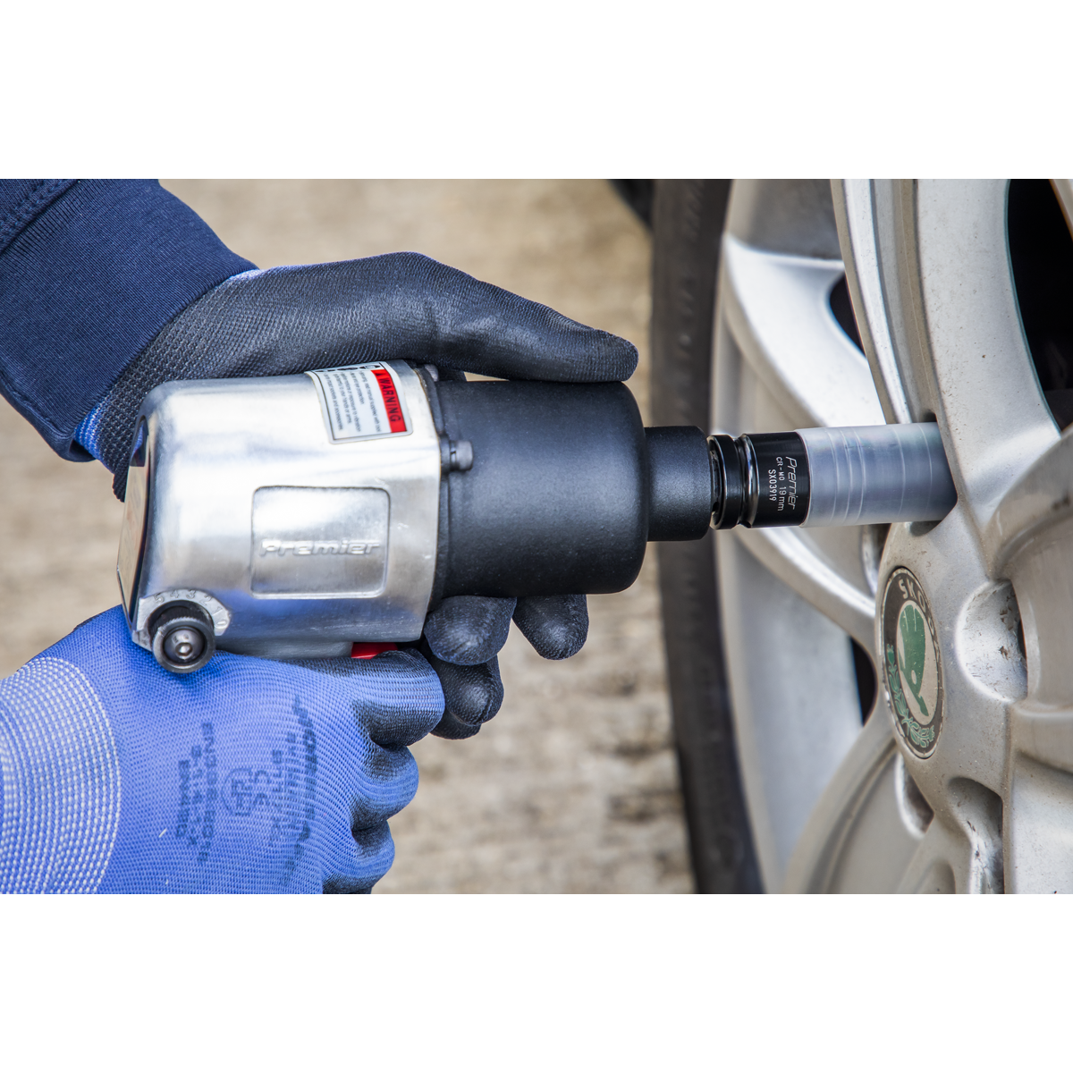 Premier Alloy Wheel Ultra-Power Impact Socket Set 1/2"Sq Drive 3pc SX039 - BostonPlates Autocare Centre