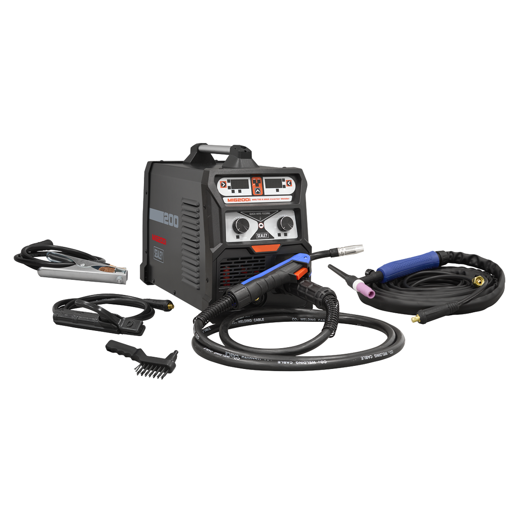 Sealey MIG/TIG & MMA (ARC/STICK) Inverter Welder 200A MIG200i (Copy)