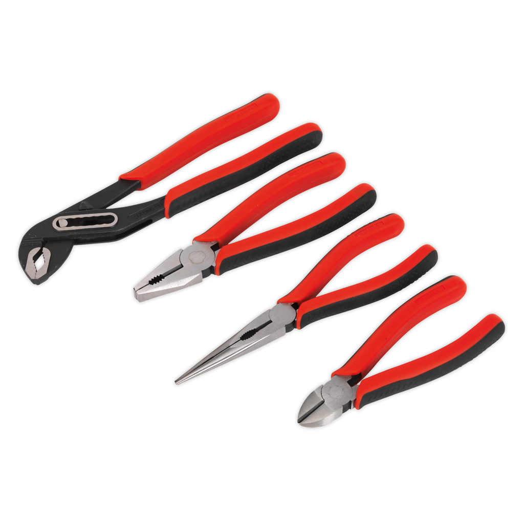 Sealey Premier Pliers Set 4pc AK8579 - BostonPlates Autocare Centre