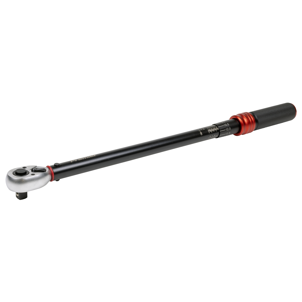 Premier Black Torque Wrench Micrometer 1/2"Sq Drive Calibrated 60-330Nm STW905B - BostonPlates Autocare Centre