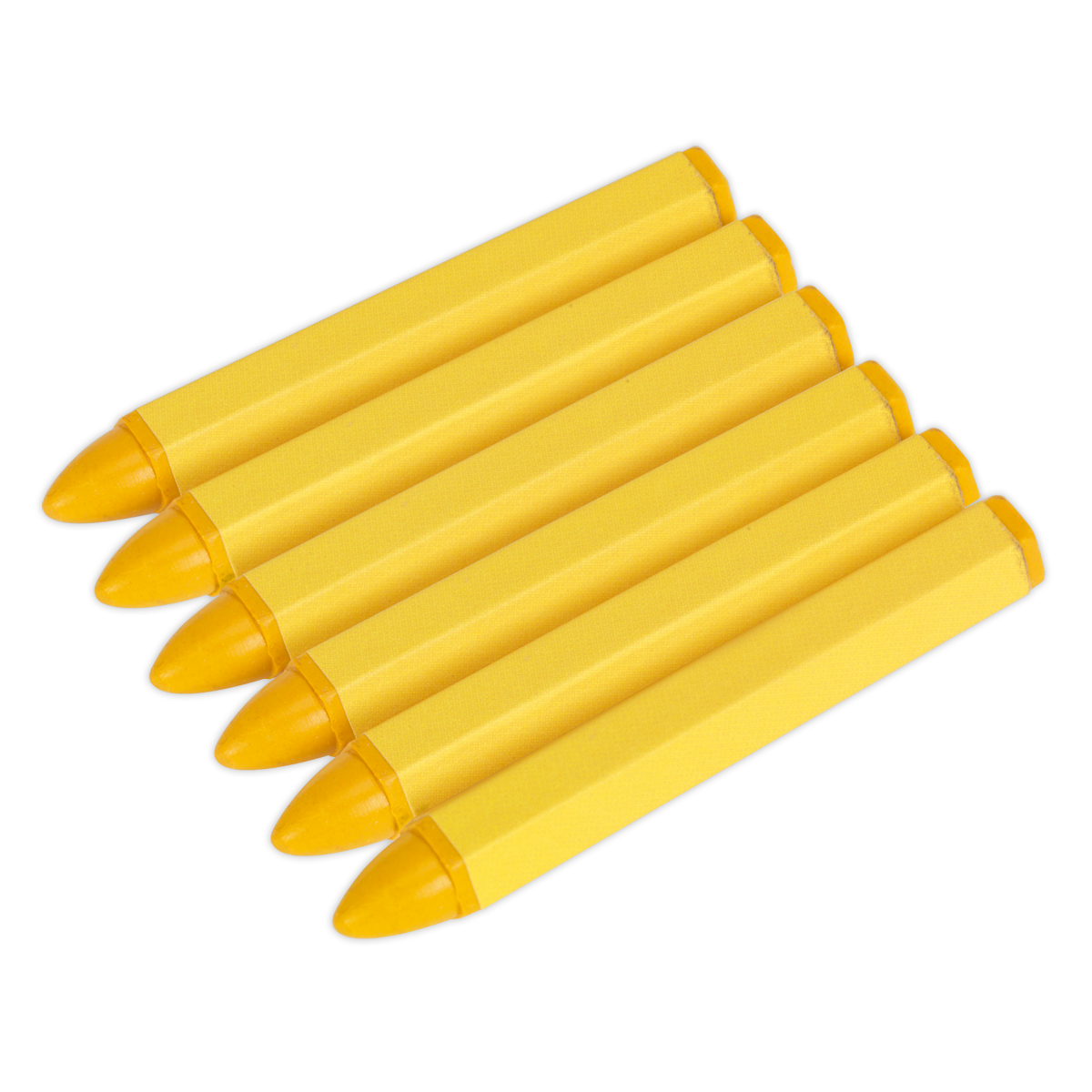 Sealey Tyre Marking Crayon, Yellow - Pack of 6 TST14 - BostonPlates Autocare Centre