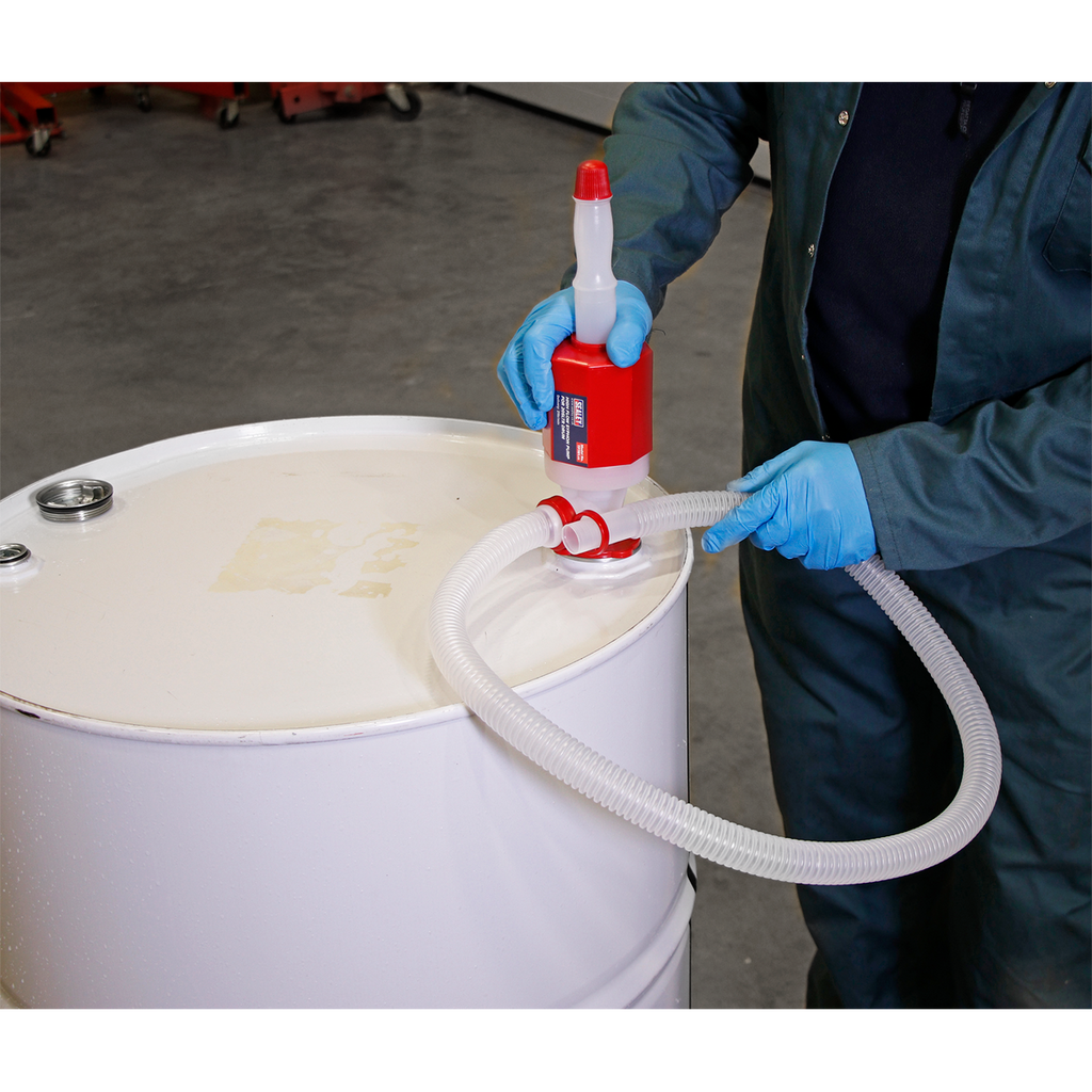 Sealey High Flow Syphon Pump for 205L Drum TP781 - BostonPlates Autocare Centre