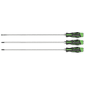 Premier Extra-Long Hammer-Thru Screwdriver Set 450mm 3pc - Hi-Vis Green AK4942HV - BostonPlates Autocare Centre