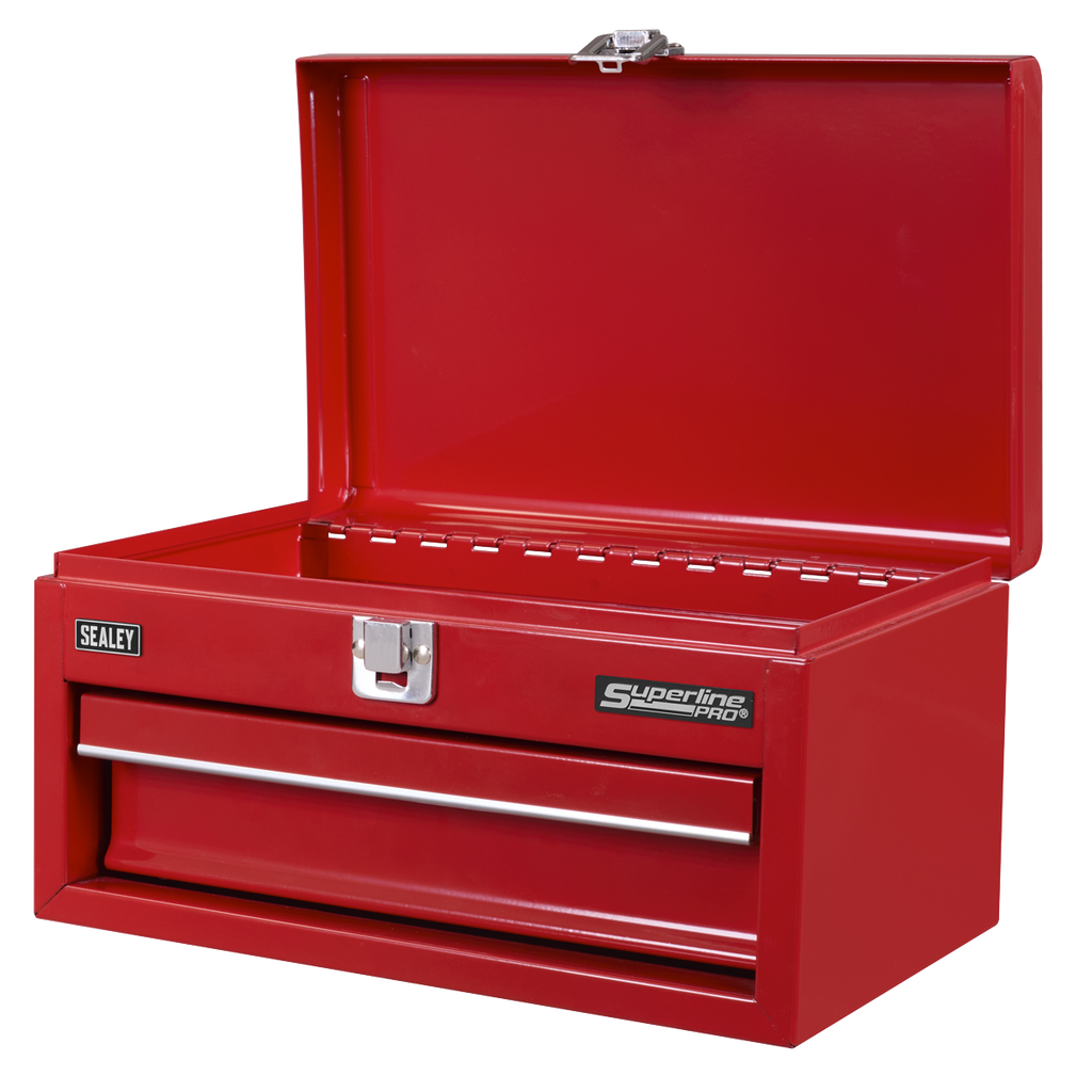 Sealey Superline Pro® Mini Toolbox with Drawer - Red APMTB1 - BostonPlates Autocare Centre