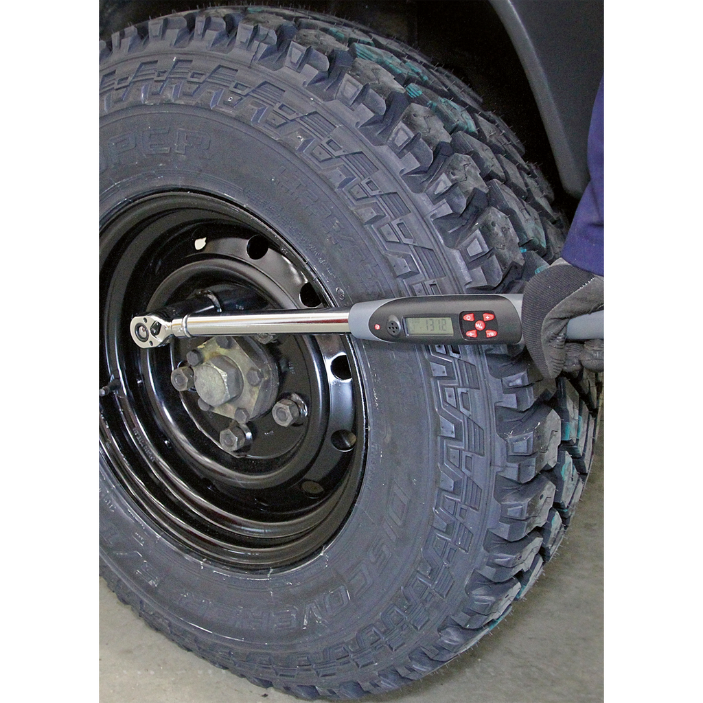 Sealey Premier Digital Torque Wrench with Angle Function 1/2"Sq Drive 20-200Nm STW306 - BostonPlates Autocare Centre