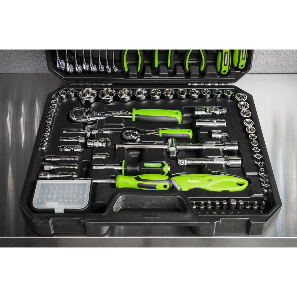Siegen Mechanic's Tool Kit 135pc S01214 - BostonPlates Autocare Centre