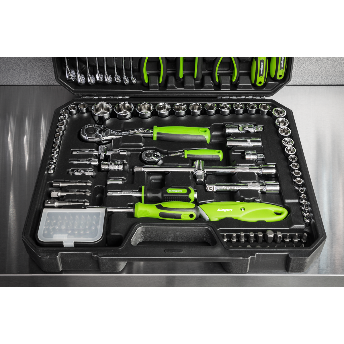 Siegen Mechanic's Tool Kit 135pc S01214 - BostonPlates Autocare Centre
