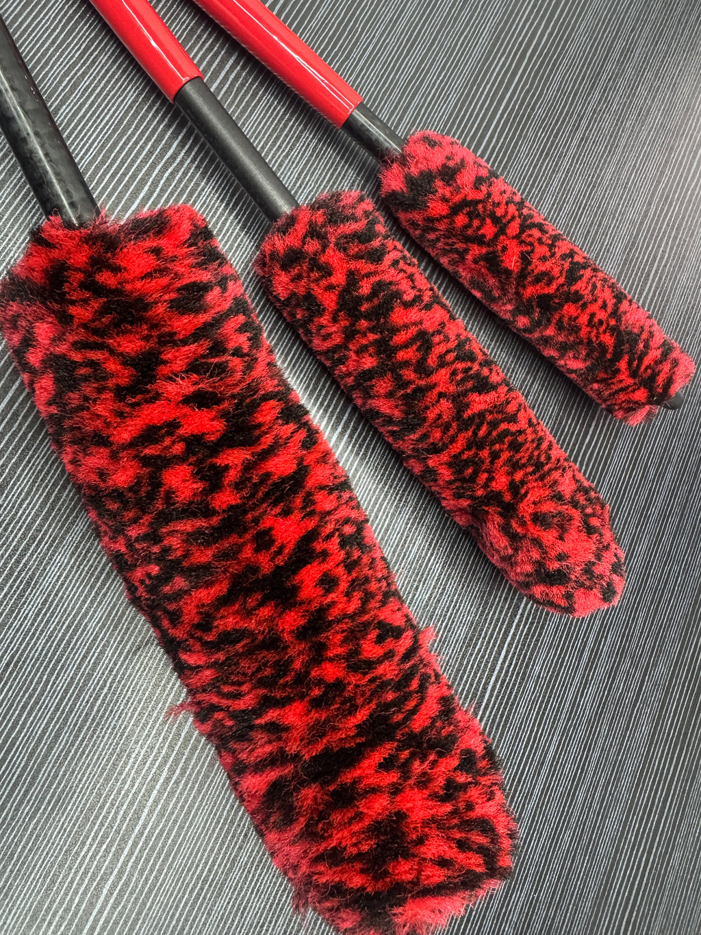 Alloy Wheel / Rim Brushes -3 Piece Detailing Set - BostonPlates Autocare Centre
