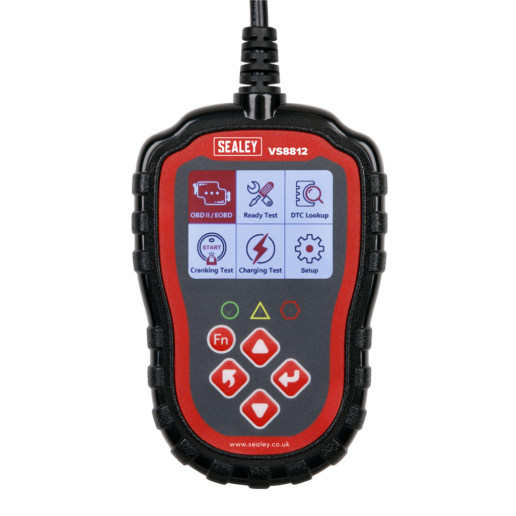 Sealey EOBD Code Reader Live Data VS8812 - BostonPlates Autocare Centre