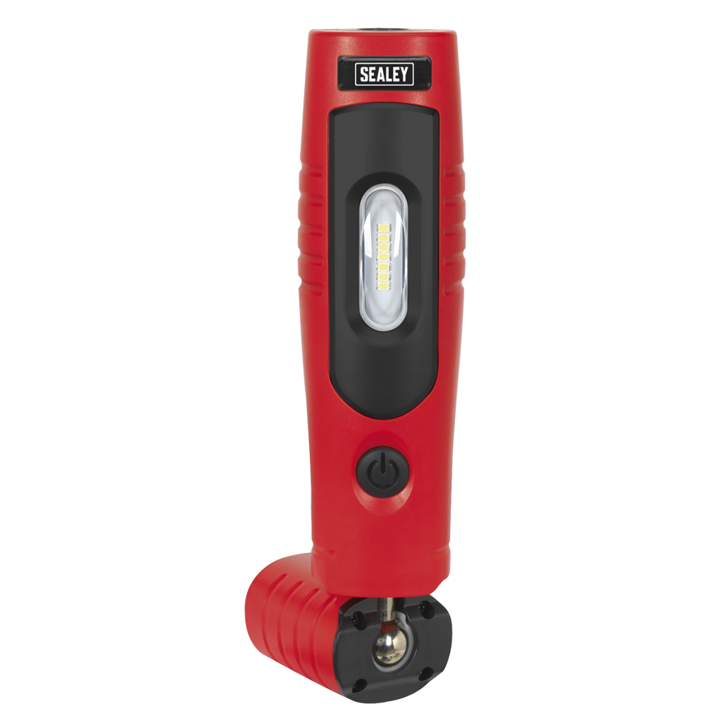 Sealey Rechargeable 360° Inspection Light 4W & 3W SMD LED - Red LED3602R - BostonPlates Autocare Centre