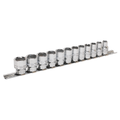 Sealey Premier Lock-On™ Socket Set 3/8"Sq Drive 12pc AK2741 - BostonPlates Autocare Centre