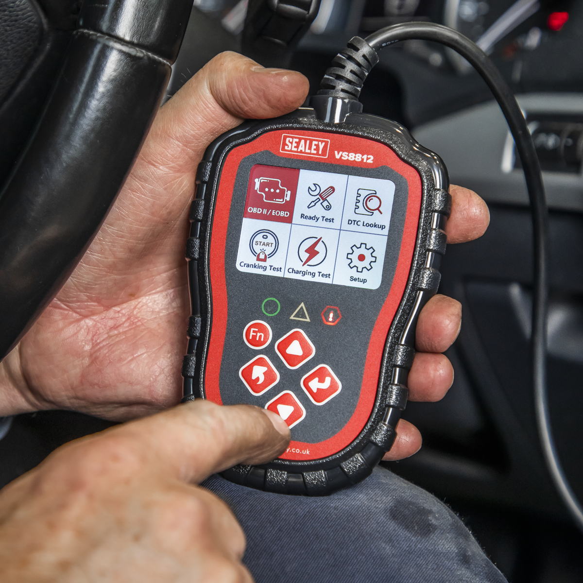 Sealey EOBD Code Reader Live Data VS8812 - BostonPlates Autocare Centre
