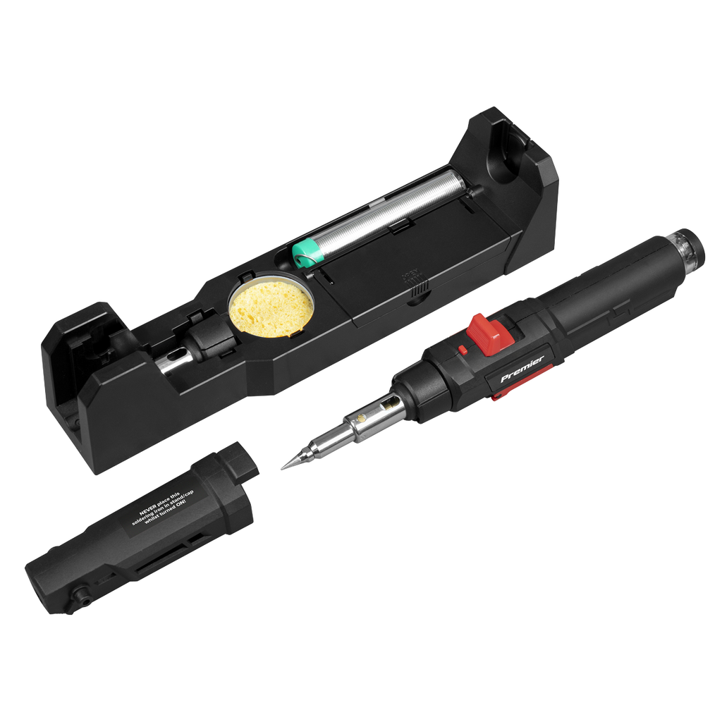 Sealey Premier Butane Soldering Iron Kit 3-in-1 Quick Release AK2976 - BostonPlates Autocare Centre