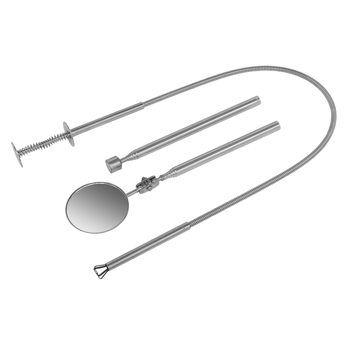 Siegen Magnetic Pick-Up, Flexible Claw & Inspection Tool Set 3pc S0949 - BostonPlates Autocare Centre