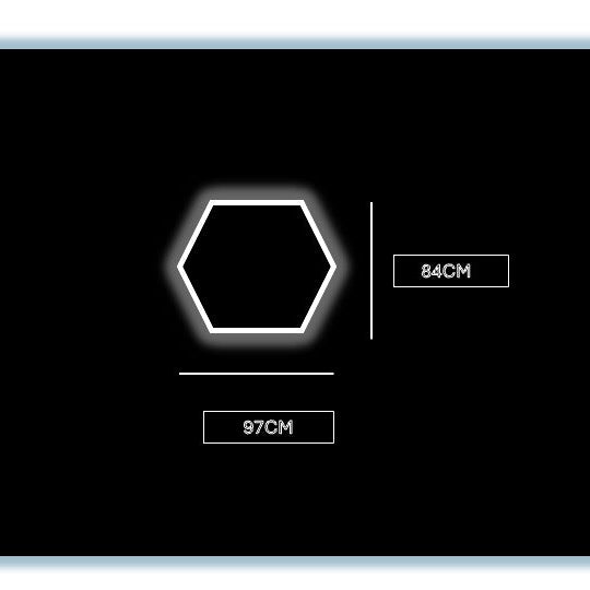 HEXAGON LED LIGHT (1 HEX TO 14 HEX SET UPS) - BostonPlates Autocare Centre