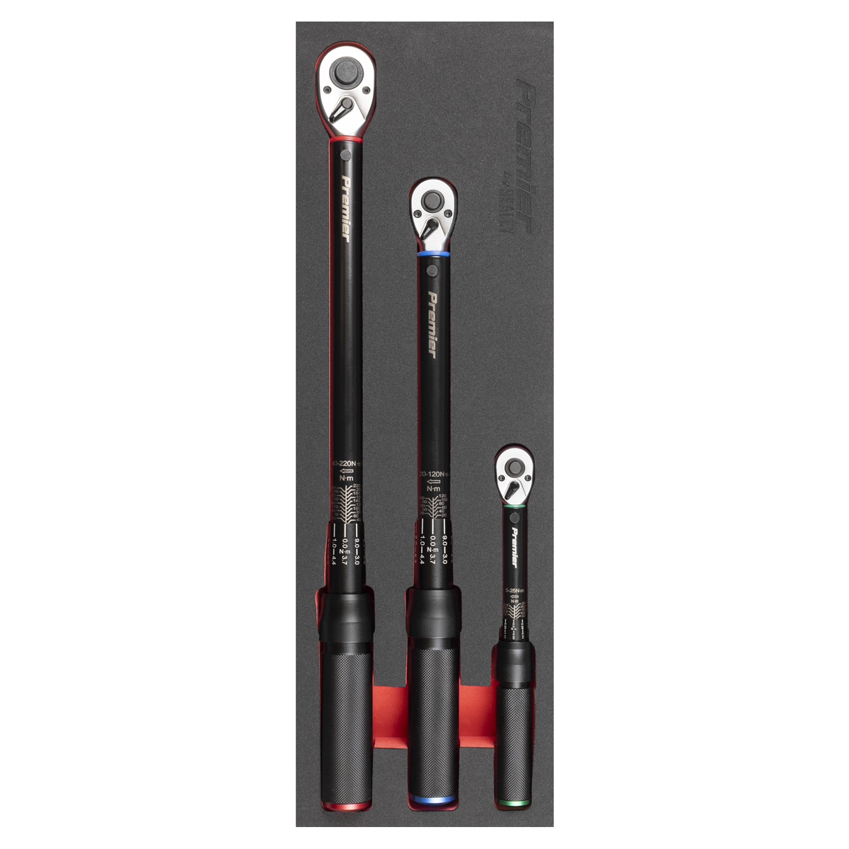 Sealey Premier Black Torque Wrench Micrometer 3pc Set – Premier Black STW900SETB - BostonPlates Autocare Centre