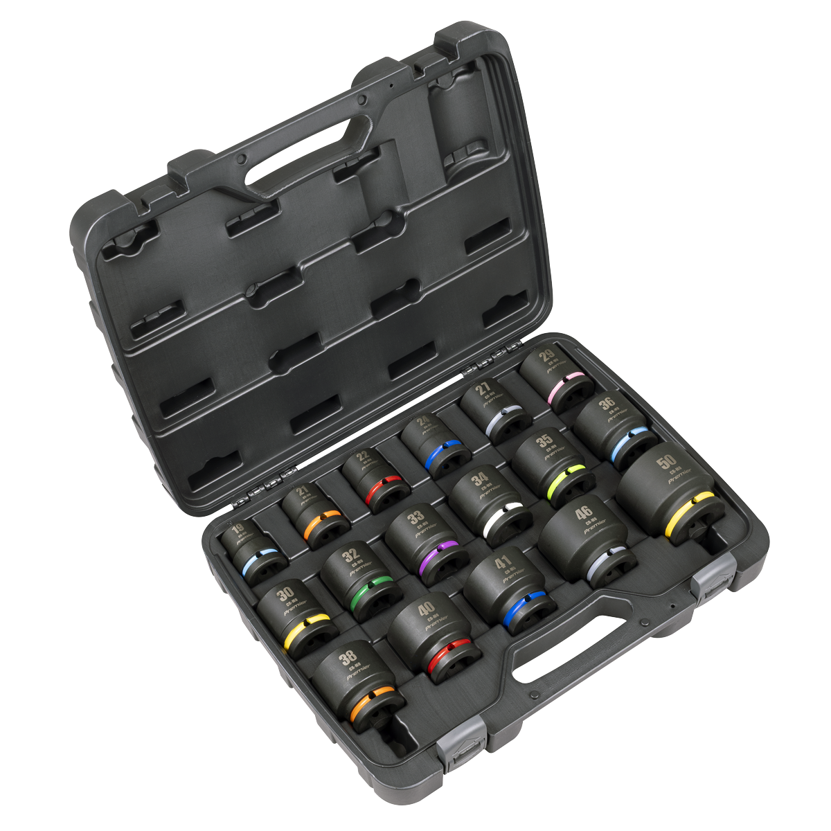 Sealey Premier Impact Socket Set 3/4"Sq Drive 17pc AK8892M - BostonPlates Autocare Centre