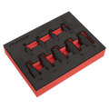 Sealey Premier Low Profile Hex Impact Socket Bit Set 1/4" & 3/8"Sq Drive 9pc AK5525 - BostonPlates Autocare Centre