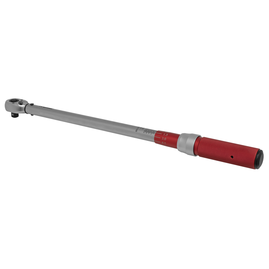 Sealey Premier Calibrated Micrometer Torque Wrench 1/2"Sq Drive 60-330Nm STW905 - BostonPlates Autocare Centre