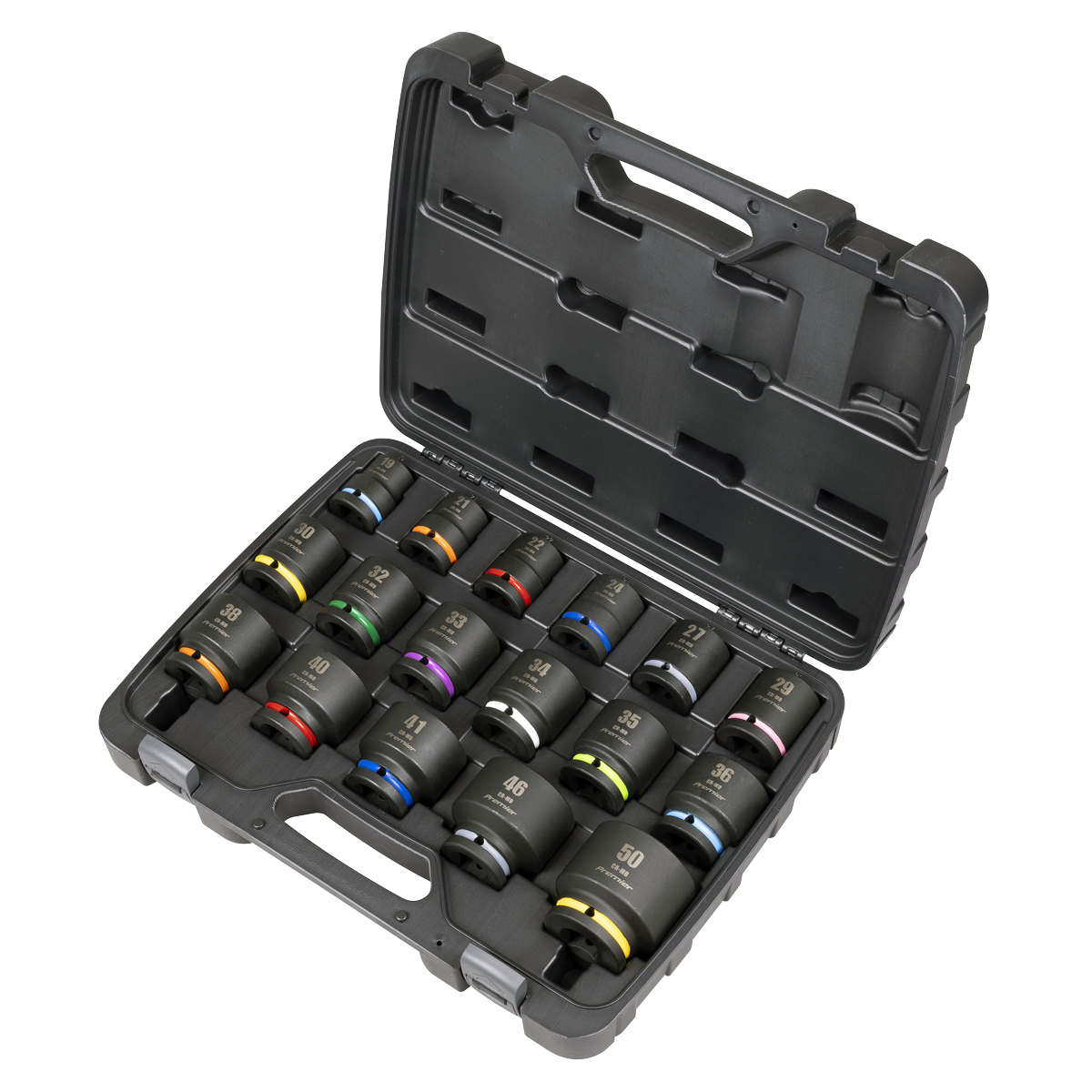 Sealey Premier Impact Socket Set 3/4"Sq Drive 17pc AK8892M - BostonPlates Autocare Centre