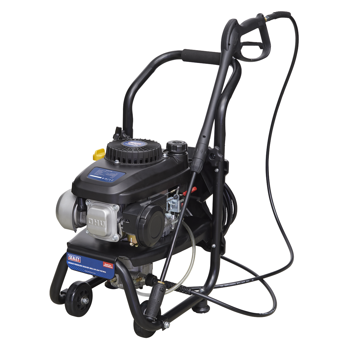 Pressure Washer 150bar 576L/hr 4hp - Petrol PWM1300 - BostonPlates Autocare Centre