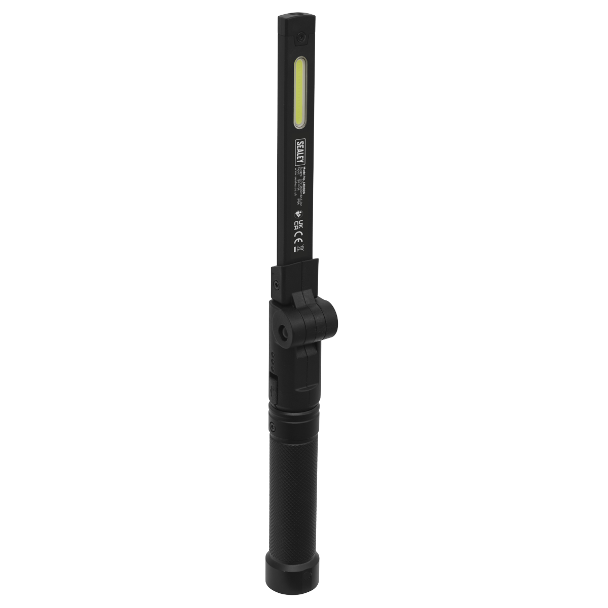 Sealey Rechargeable Aluminium Folding Pocket Light 2 COB & 1 SMD LED LED02G - BostonPlates Autocare Centre