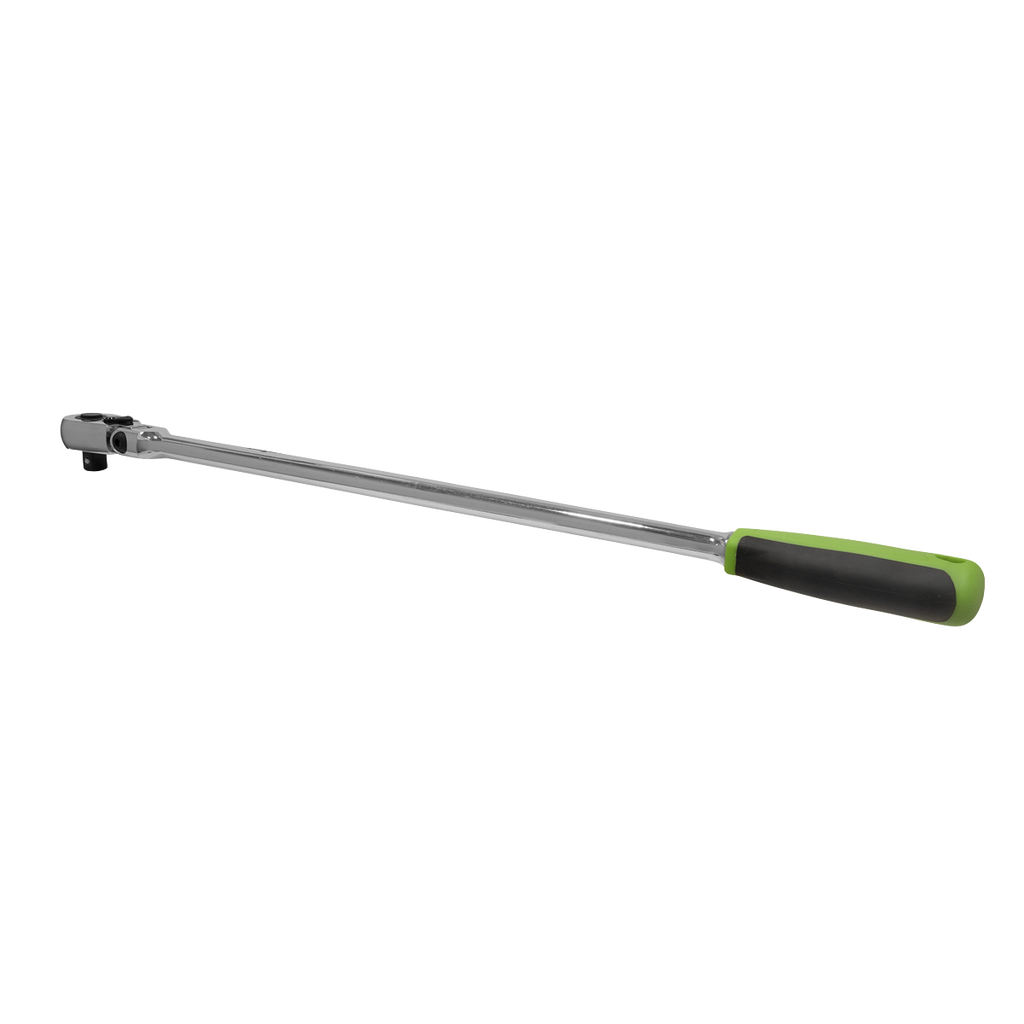 Siegen Extra-Long Flexi-Head Ratchet Wrench Flip Reverse 1/2"Sq Drive S01209 - BostonPlates Autocare Centre